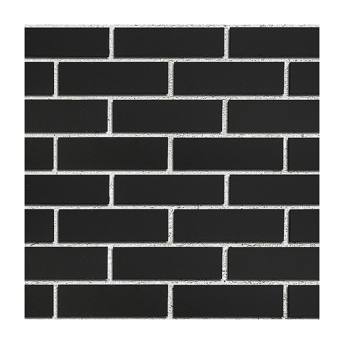 Облицовочный кирпич FARO Черный с оттенком (schwarz-nuanciert) сланцевая (geschiefert), 240x115x71 мм, Röben