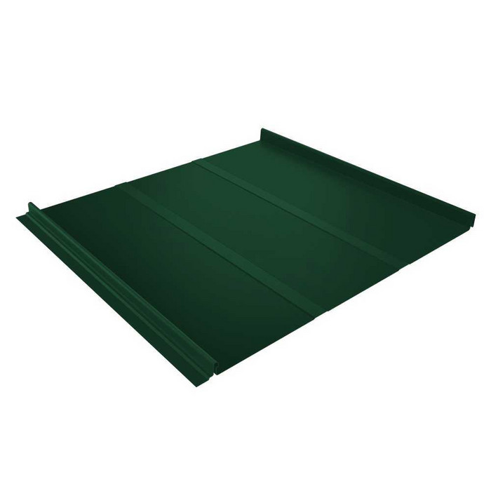 Фальцевая кровля Кликфальц Pro Grand Line 0,5 Satin Matt RAL 6005 Зеленый Мох - фото №1